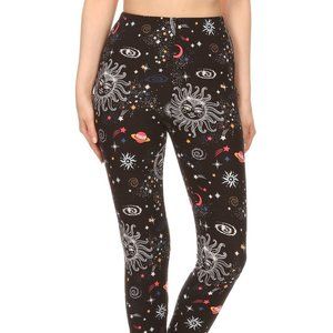 Beyond the Moon and Outer Space Buttery Soft Leggings Plus Size